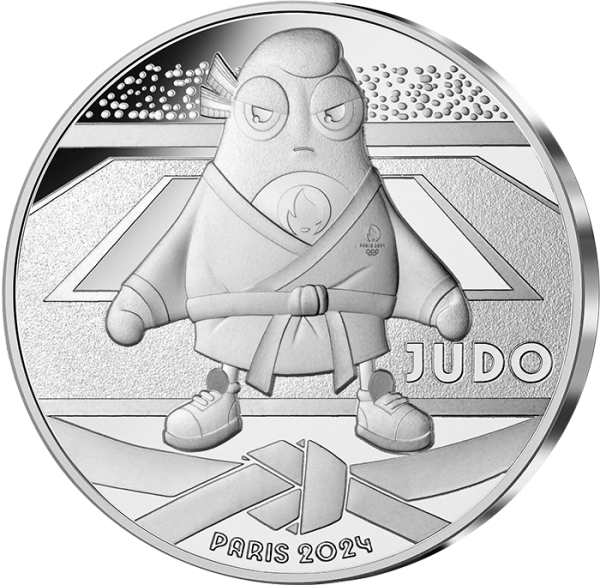 Euro Coin Celebrates Judo In The Paris Olympic Games Archysport