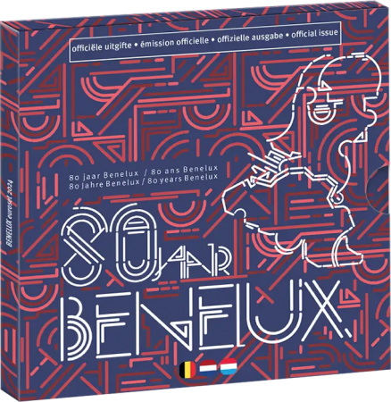 80 ans du BENELUX - Coffret BU Euro 2024