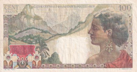 AEF 100 Francs - La Bourdonnais - 1947 - Série R.21 - TTB - P.24