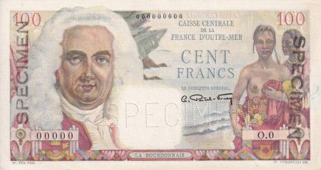 AEF 100 Francs - La Bourdonnais - Spécimen -1946 - SUP+ - P.24s