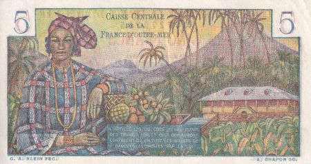 AEF 5 Francs - Bougainville - 1946 - Série Y.27 - SUP+ - P.20