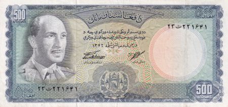 Afghanistan 500 Afghanis - Roi Muhammad Zahir - 1967