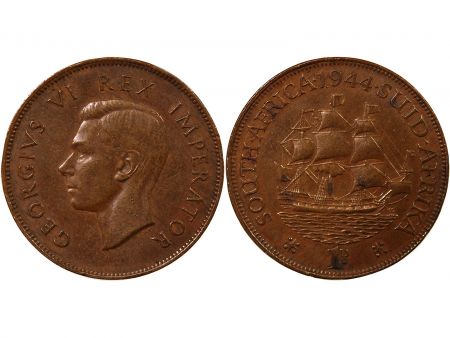 Afrique du Sud AFRIQUE DU SUD  GEORGES VI - PENNY 1944