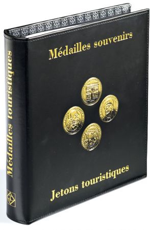 Album OPTIMA pour médailles souvenirs avec 5 pochettes OPTIMA