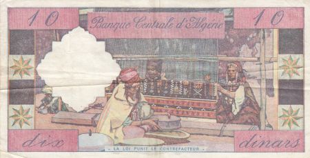 Algérie 10 Dinars - Cigognes - 1964 - Série M.331 - TTB - P.123a