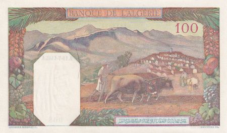 Algérie 100 Francs - Notable Algerien - Série O.2461 - 1945 - Neuf