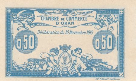 Algérie 2 Francs - Chambre de commerce d\'Oran - 10-11-1915 - Série I