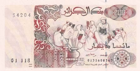 Algérie 200 Dinars - Ecole coranique - 1992 - P.138