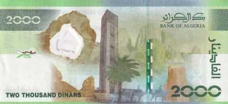 Algérie 2000 Dinars - 60ème anniversaire de l\'Indépendance - 31ème Sommet de l\'Organisation des Etats arabes - 2022 - Série AL