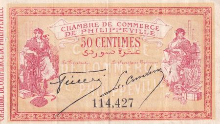 Algérie 50 Centimes - Chambre de commerce de Philippeville - 1914 - P.142.1