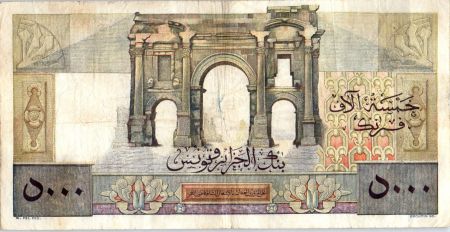 Algérie 5000 Francs Apollon - Arc de Triomphe de Trajan - C.251 - 1949