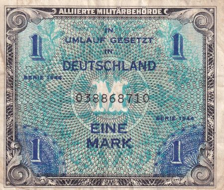 Allemagne 1 Mark - Impr. américaine - 1944 - 9 digit avec F - P.193a