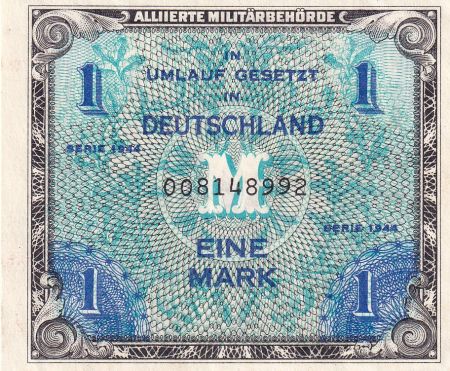 Allemagne 1 Mark - Impr. américaine - 1944 - 9 digit avec F - P.193a