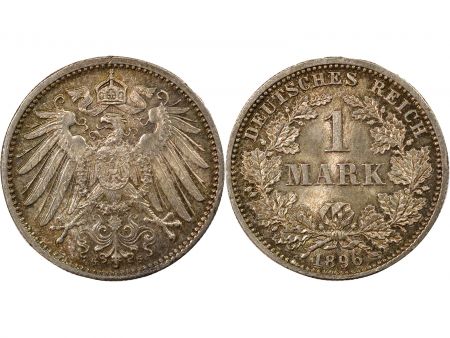 Allemagne 1 Mark Argent - 1896 G Karlsruhe