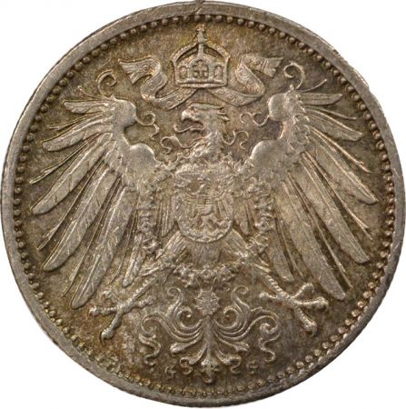 Allemagne 1 Mark Argent - 1896 G Karlsruhe