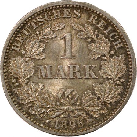 Allemagne 1 Mark Argent - 1896 G Karlsruhe