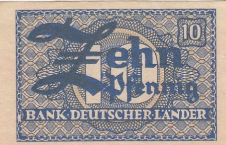 Allemagne 10 Pfenning - Bank Deutscherlander - 1948