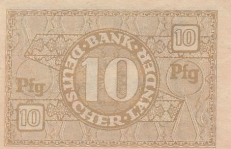 Allemagne 10 Pfenning - Bank Deutscherlander - 1948