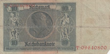 Allemagne 10 Reichsmark - Albrecht D. Thaer - Série E - 1929 - P.180a