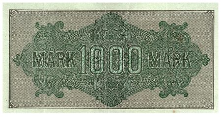 Allemagne 1000 Mark Vert, lilas - 1922 - série X-MK