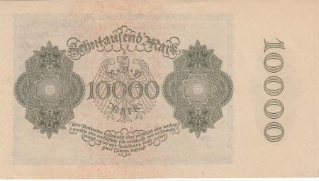 Allemagne 10000 mark - Portrait par Albrecht Dürer - Reichsbanknote - Série 14n