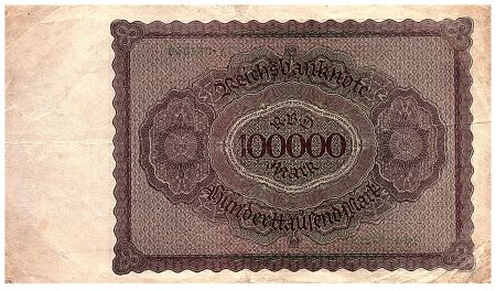 Allemagne 100000 Mark Gisze - 1923 - 20A