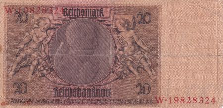 Allemagne 20 Reichsmark - Werner Von Siemens - 1929 - Série W