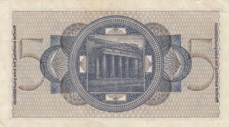 Allemagne 5 Reichsmark - ND (1940-1945) - Série N - P.R.138