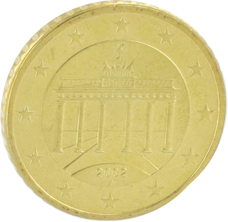 Allemagne 50 centimes euros 2002 Atelier A (Berlin)