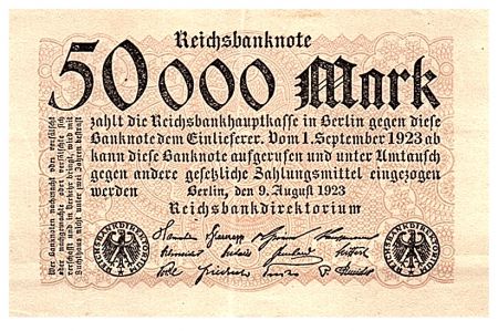 Allemagne 50000 Mark - Reichbanknote - 1923 - P.99