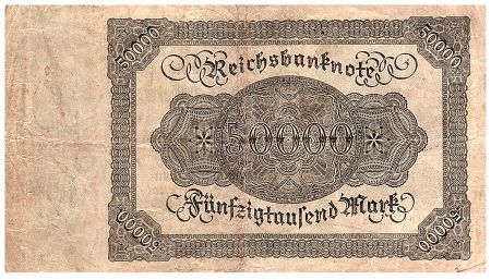 Allemagne 50000 Mark Bourgmaistre Brauweiler - 1922 Série 20P.