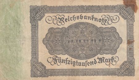 Allemagne 50000 Mark Bourgmaistre Brauweiler - 1922 Série A