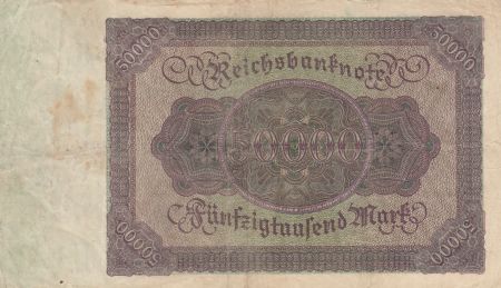 Allemagne 50000 Mark Bourgmaistre Brauweiler - 1922 Série D