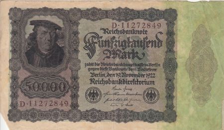 Allemagne 50000 Mark Bourgmaistre Brauweiler - 1922 Série D.11