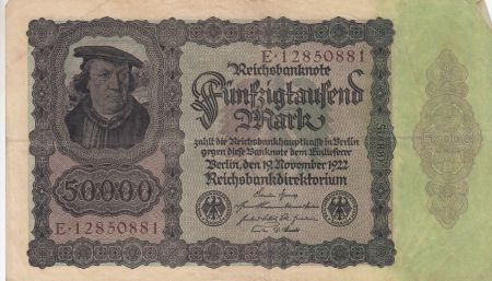 Allemagne 50000 Mark Bourgmaistre Brauweiler - 1922 Série E.12