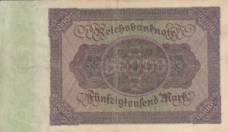 Allemagne 50000 Mark Bourgmaistre Brauweiler - 1922 Série E.14