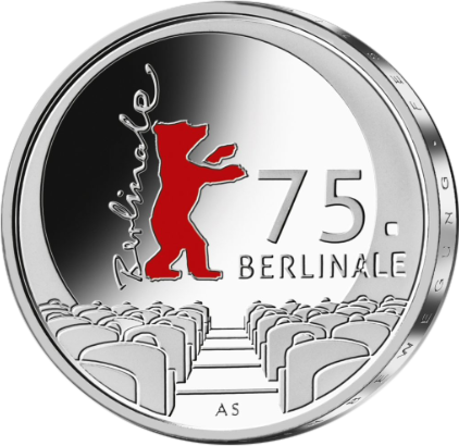 Allemagne 75 ans de la Berlinale  - 20 Euros Argent couleur 2025