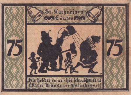 Allemagne 75 Pfennig - Hann. Münden - Notgeld - 1922