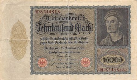 Allemagne ALLEMAGNE - 10000 MARK 1922