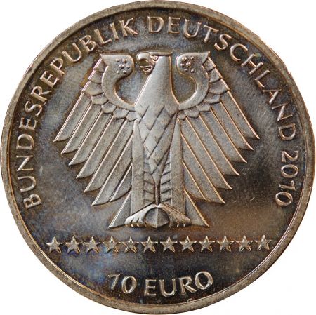 Allemagne ALLEMAGNE  Coupe du Monde de SKI - 10 EURO ARGENT 2011 J HAMBOURG