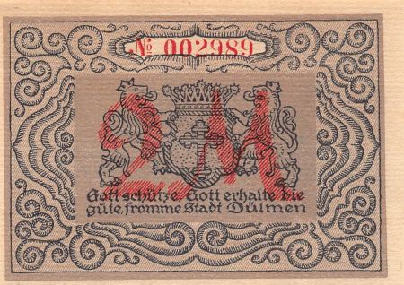 Allemagne ALLEMAGNE  DULMEN - 2 MARK 1921