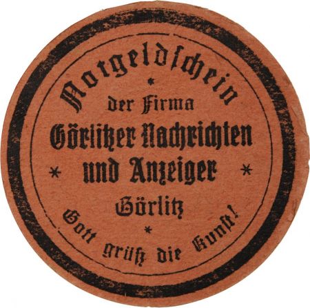 Allemagne ALLEMAGNE  GÖRLITZ - 20 PFENNIG 1920