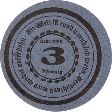 Allemagne ALLEMAGNE  GÖRLITZ - 3 PFENNIG 1920