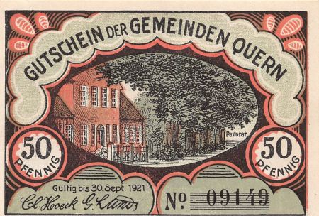 Allemagne ALLEMAGNE  QUERN - 50 PFENNIG 1921