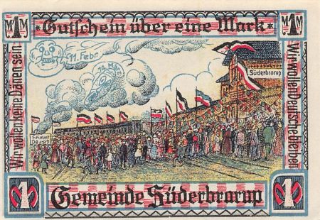 Allemagne ALLEMAGNE  SUDERBRARUP - 1 MARK 1920