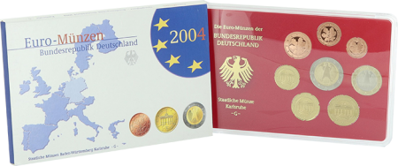 Allemagne Coffret BE Euro 2004 Atelier G Karlsruhe