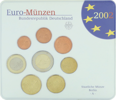 Allemagne Coffret BU Euro 2002 (atelier A)