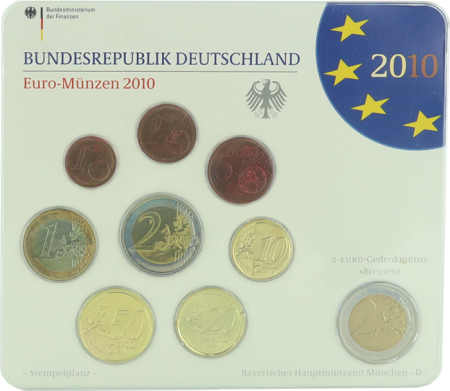 Allemagne Coffret BU Euro 2010 (atelier D)