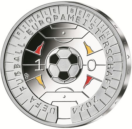 Allemagne Euro de Football UEFA 2024 - 11 Euros Argent 2024