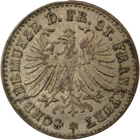 Allemagne Francfort - 1 Kreuzer Argent - 1860